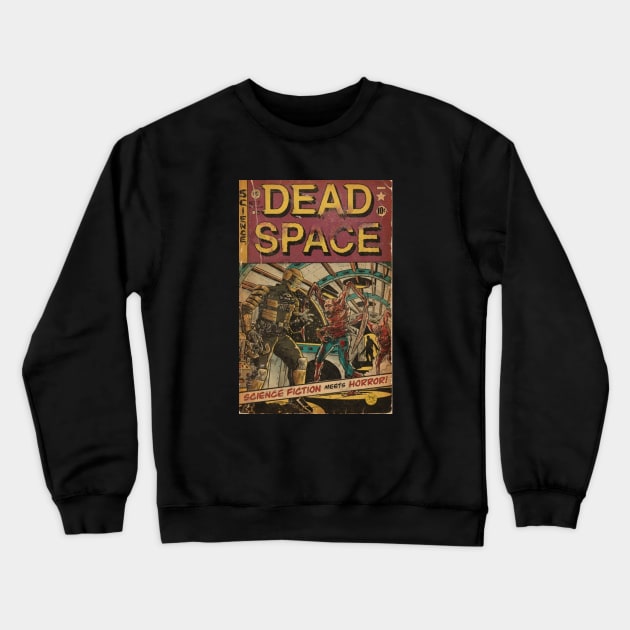 Dead Space fan art comic cover Crewneck Sweatshirt by ayanadouglas